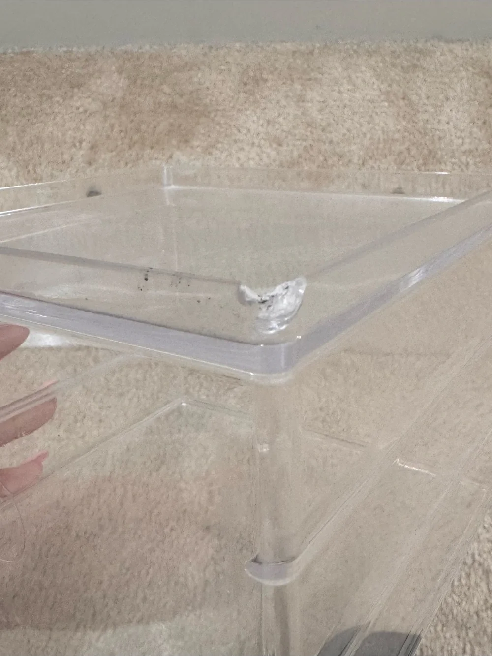 Clear 3-Drawer Acrylic Organizer -